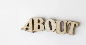 photo du mot à propos en anglais